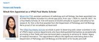 Minah Kim appointed VP&S Paul Marks Scholar 2024